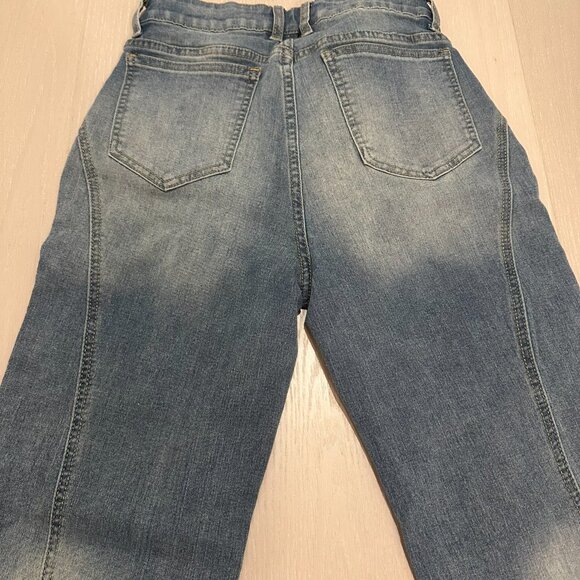 y2k Blue Gray Flare Jeans - Picture 5 of 5